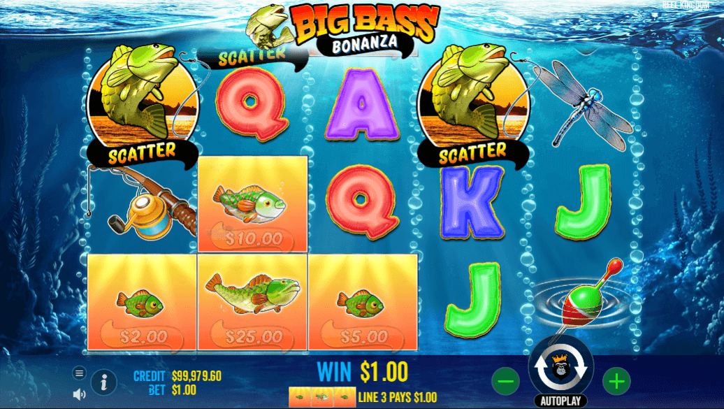Big Bass Bonanza de la Pragmatic Play